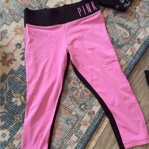PINK Victoria's Secret Kids Leggings in Pink and Black